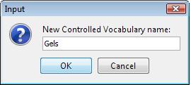 Enter new vocabulary name
