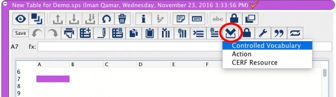 Insert Controlled Vocabulary