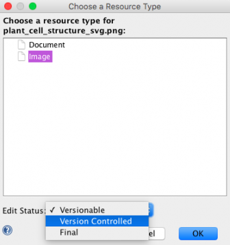 Choose resource type
