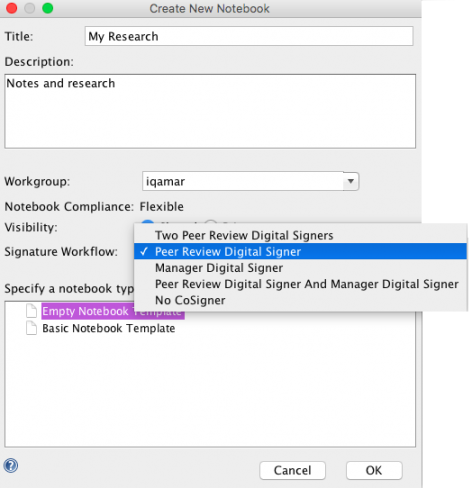Select signature workflow